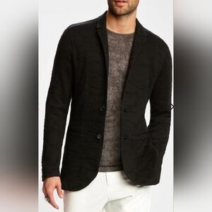 John Varvatos Black Knit Cardigan